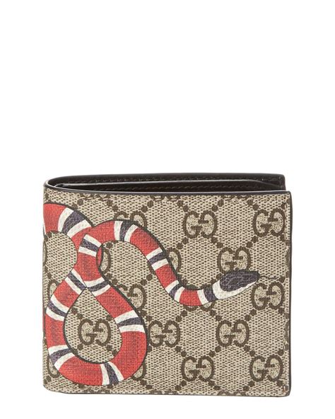 gucci gg supreme canvas wrist wallet|Gucci wallet snake cheap.